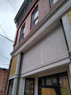 store front soffit and fascia